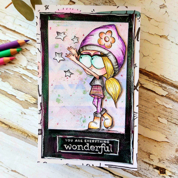 Reach for the Stars - Rebel -  cute printable craft digital stamp craft download