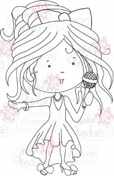 Singing Sally digital stamp download