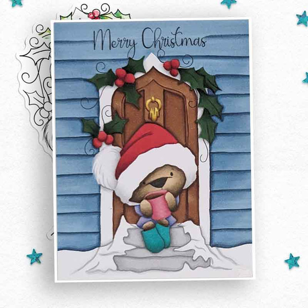 Christmas-Door-WendyL-Christmas-bear-printable-stamp
