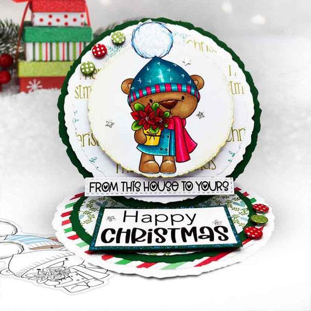 Christmas-Poinsettia-bear-printable-stamp-Wendy-J