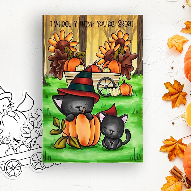 Hocus Pocus Witch Halloween printable digital stamp craft card making scrapbooking sticker