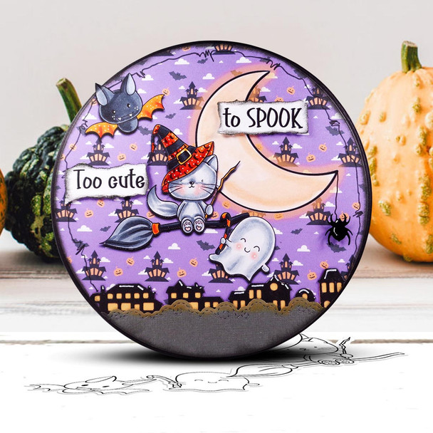 Hocus Pocus Witch Halloween printable digital stamp craft card making scrapbooking sticker