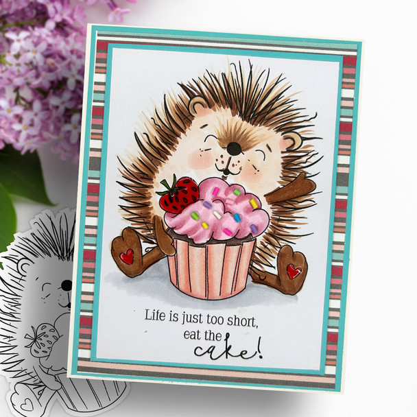 USB version - Pickles Hedgehog printable stamp craft card making digital stamps - USB bundle