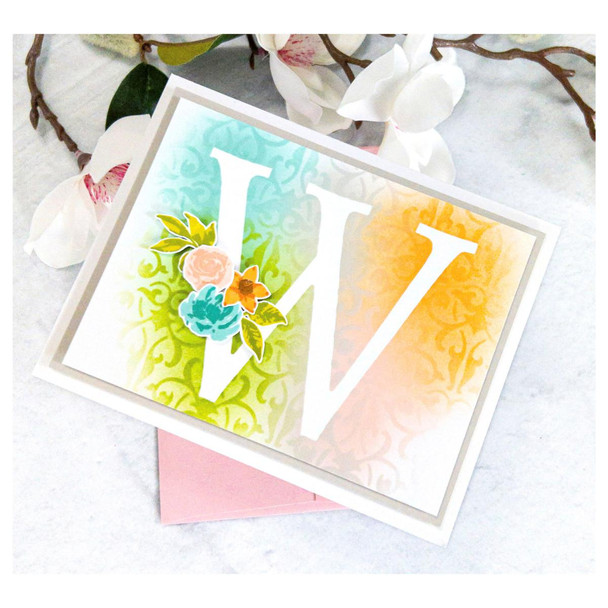 Wildflower Botanicals Layering Card making Craft clear Stamps