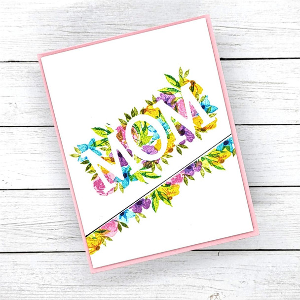 Wildflower Botanicals Layering Card making Craft clear Stamps