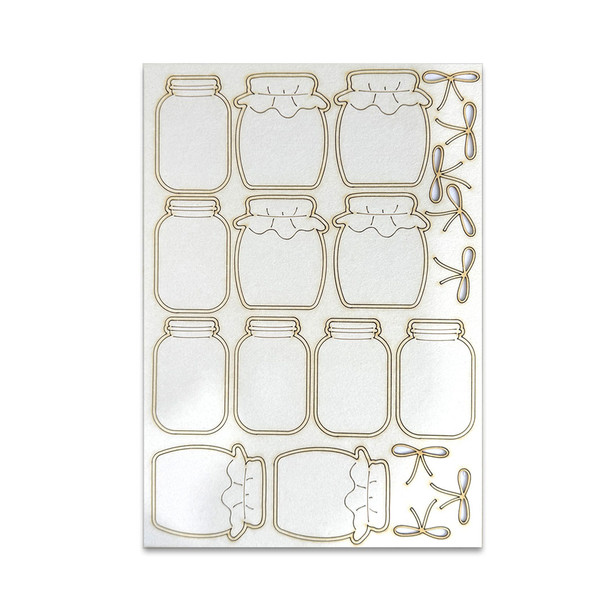 Pretty Frames, Jars, Botanicals, Borders BUNDLE Chipboard & MDF shapes/embellishments for card making, craft, scrapbooking, mixed media