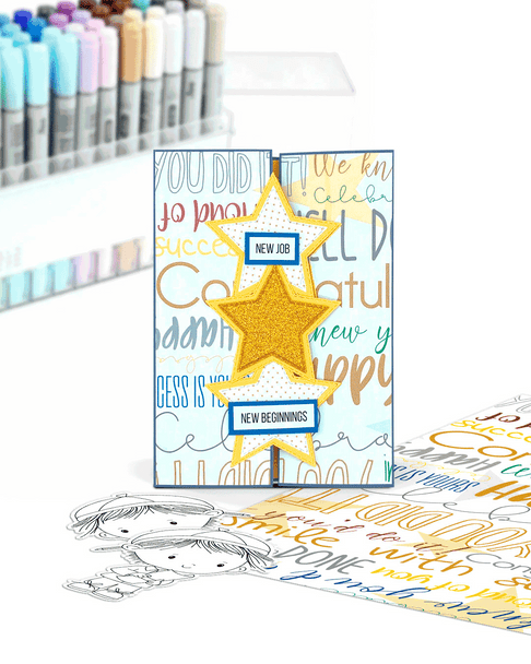 Graduation school student Sentiments Quotes - Digital Stamp and Printable Clipart Pack for Card Making, Scrapbooking and Junk Journaling.