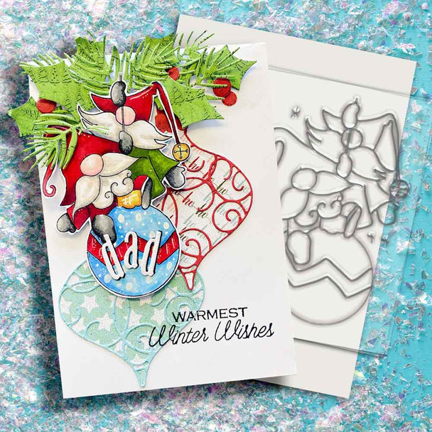 Gnome Fun 4 clear stamps bundle - for card making, crafts, scrapbooking