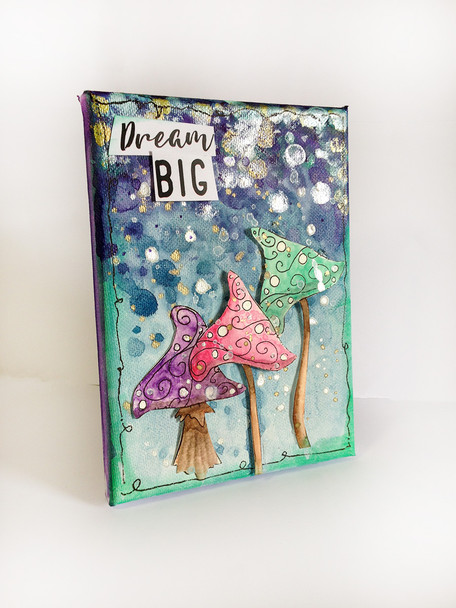 Rainbows Stamp Soup bundle - clear stamps card making, craft, mixed media