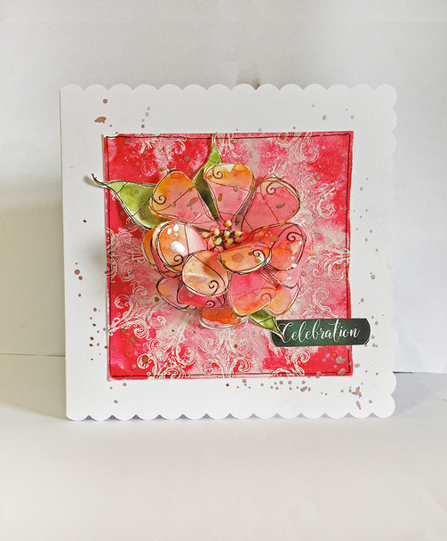 Rainbows Stamp Soup bundle - clear stamps card making, craft, mixed media