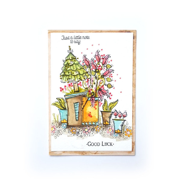 Time To get Funky Stamp Soup - clear stamps card making, craft, mixed media