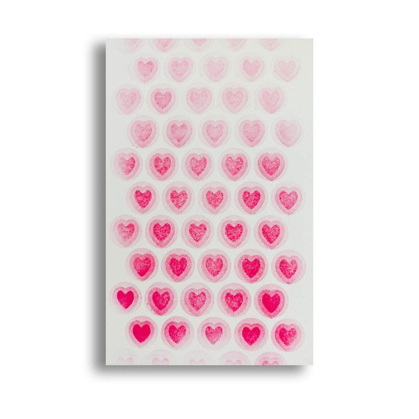 Love Heart craft stencil  - 4 X 8"
