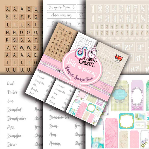 6 x 6" craft Paper Pad bundle