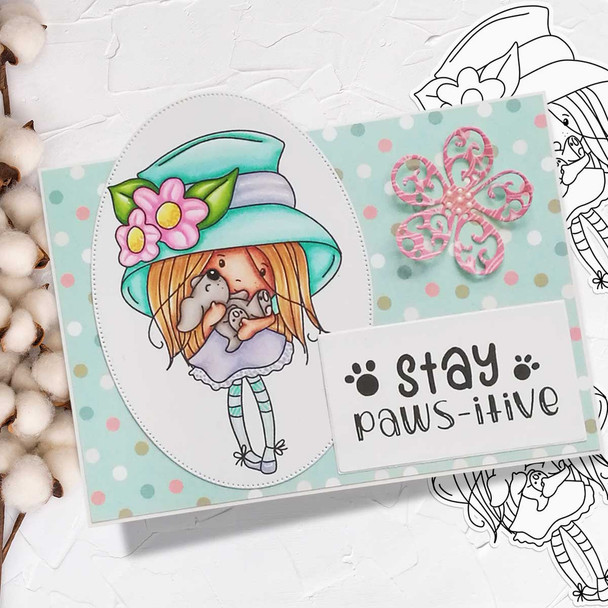 Pretty Flower Flourish card making crafting cutter die set