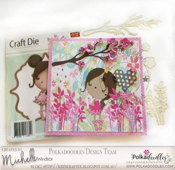 Super Sprigs botanical leaf die - Craft card making die
