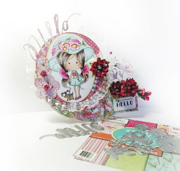 Summer Day cute Winnie card making, craft  Clear Stamp