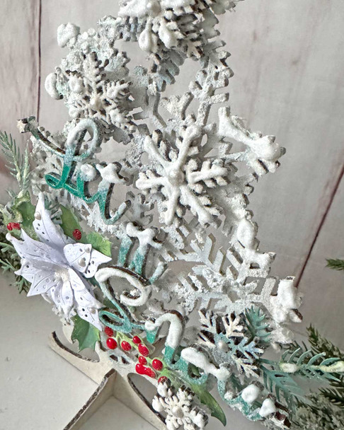 Snowflake Tree MDF wood blank Craft Kit – Christmas Holiday Home Décor crafts.
