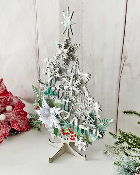 Snowflake Tree MDF wood blank Craft Kit – Christmas Holiday Home Décor crafts.
