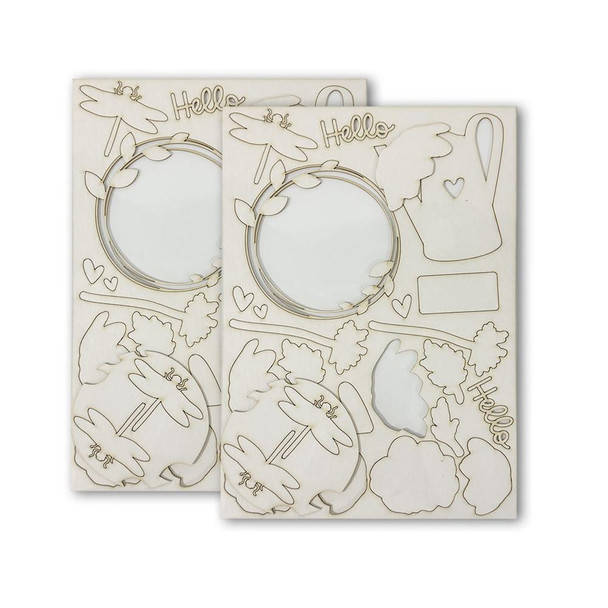 Mixed Flowers mega bundle - clear Stamps, Stencils, Switchables, Chipboard card making craft bundle, featuring floral and garden-themed designs for creative crafting.