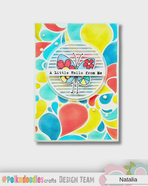 Boho Petals 5 x Layering Emboss-ink Stencil Set –craft, card making Stencil Pack