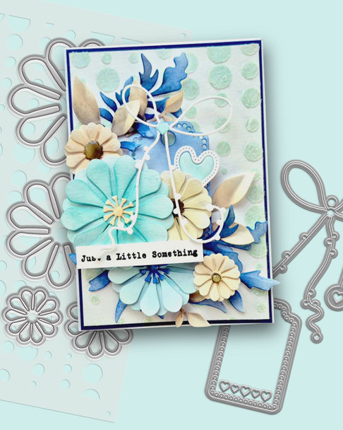 Bubbleicious Emboss-ink stencil –craft, card making Stencil