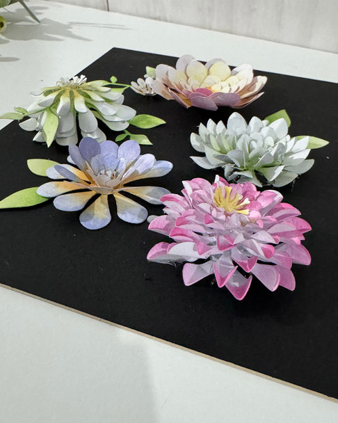 Dahlia Flower dies – craft, card making scrapbooking cutter dies