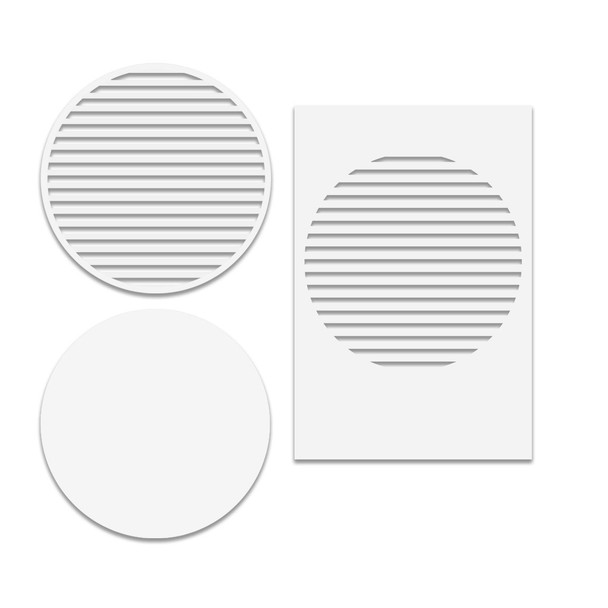 Shutter Circle in/out dies – craft, card making scrapbooking cutter dies