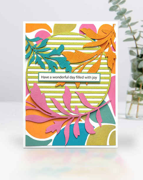 Bright & Beautiful Ultimate big bundle - craft, card making scrapbook stamps, cutting dies and stencils