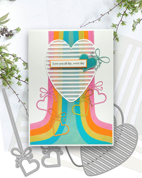 Bright & Beautiful Ultimate big bundle - craft, card making scrapbook stamps, cutting dies and stencils