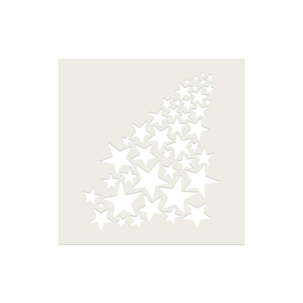 Star burst Emboss-ink Layering stencil set