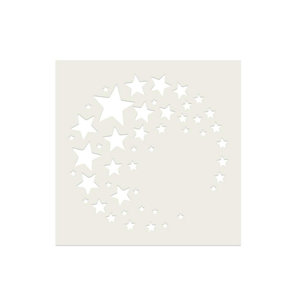 Star Circle Emboss-ink Layering stencil set