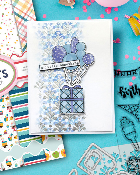 Party Fun Matchables photopolymer stamps A6/4x6" - Card making, craft supplies, scrapbooking