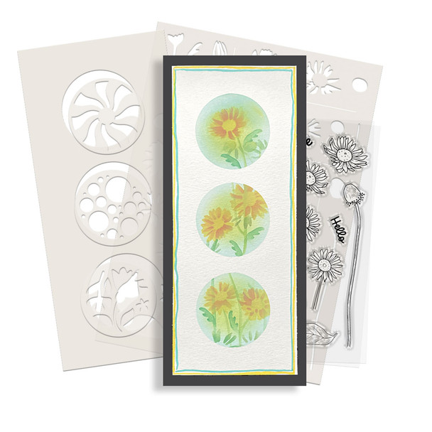 Switchables® stencils bundle  stencil for card making, craft, scrapbooking, mixed media