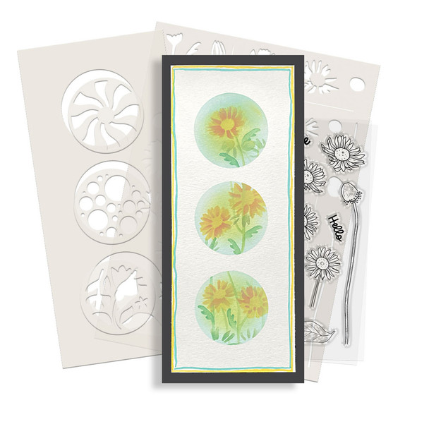 Switchables® stencils bundle  stencil for card making, craft, scrapbooking, mixed media