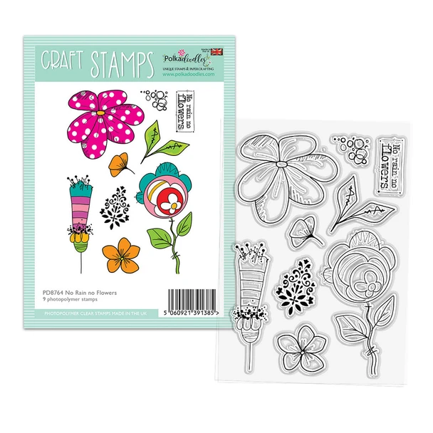 One of a Kind bundle - Clear Stamps and Stencils for mixed media card making craft
