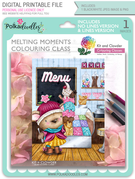 Melting Moments - Kit & Clowder ONLINE Class - Bella Bear