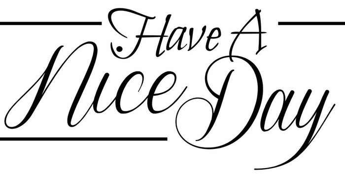 Have a nice Day - printable Digital Stamp free download