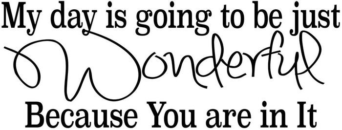 My Day is Wonderful - printable Digital Stamp free download
