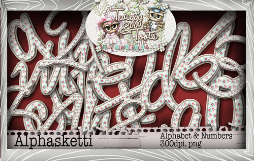 Twiggy & Toots Alphasketti - Digital Craft Download