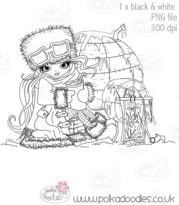 Igloo Camp - Octavia Frosted Winter - Digital CRAFT Download