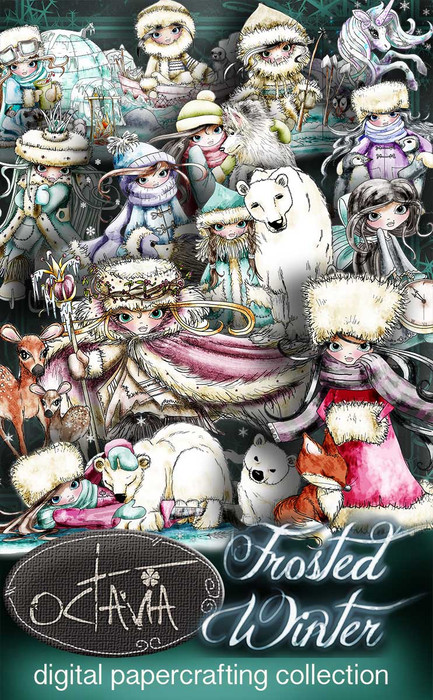 Arctic Unicorn - Octavia Frosted Winter - Digital CRAFT Download