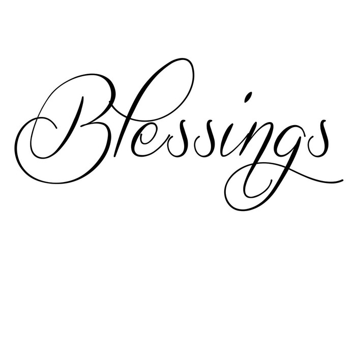 Blessings - Sentiment download printable
