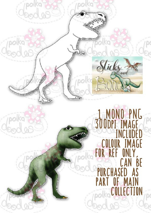 Sticks & Bones - Dinosaur T Rex - Digital CRAFT Download