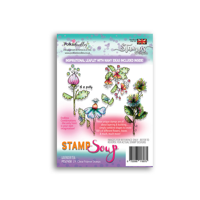 Stamp Soup - Lavender Tea Polymer Stamp Collection