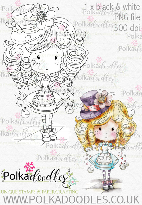 Winnie Wonderland - Printable Digital stamp download