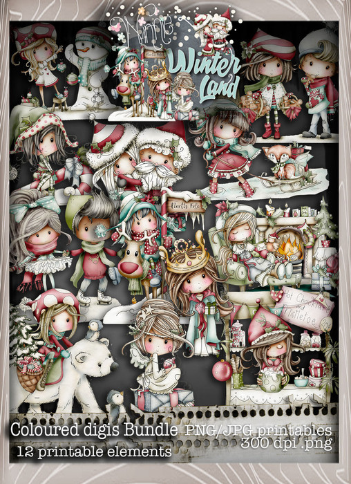 Winnie Winterland - Big Kahuna digital craft download Bundle