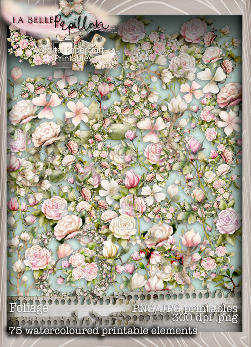 Belle Papillon Foliage  - Download Printables