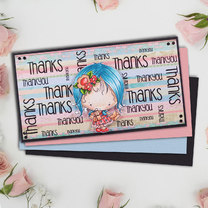 Party Dress/Gifts digi stamp - Lil Miss Sugarpops 3...Craft printable download digital stamps/digi scrap