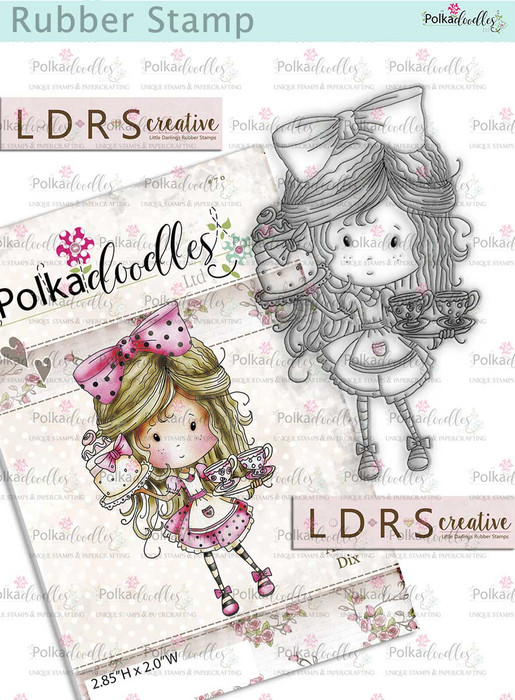 Winnie Time for Tea Rubber Stamp -  Tea For Two by LDRS