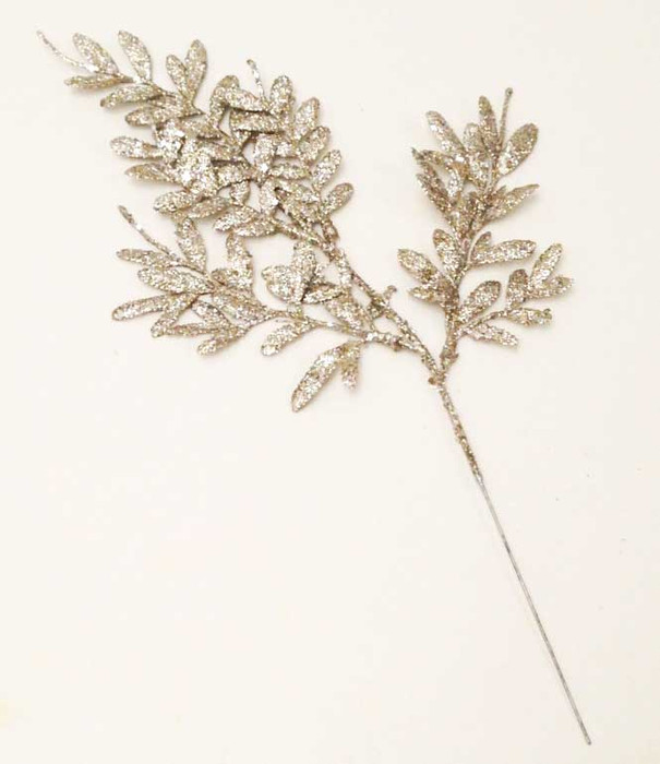 Beautiful Glittered Large branch spray -  Embellishment